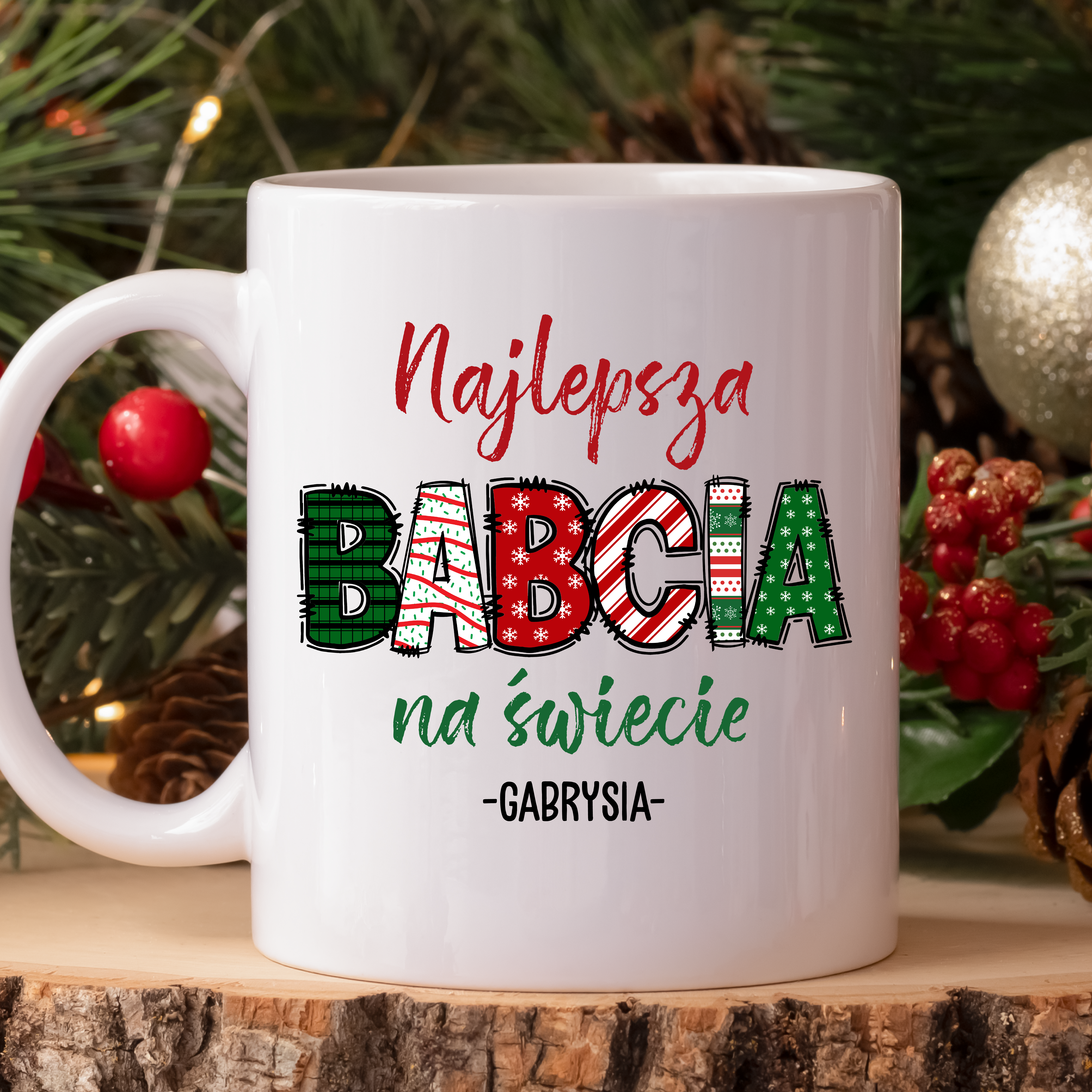 Najlepsza/najlepszy - kubek Święta