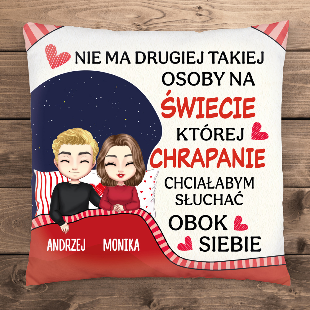 Nie ma takiej drugiej osoby, której chrapania