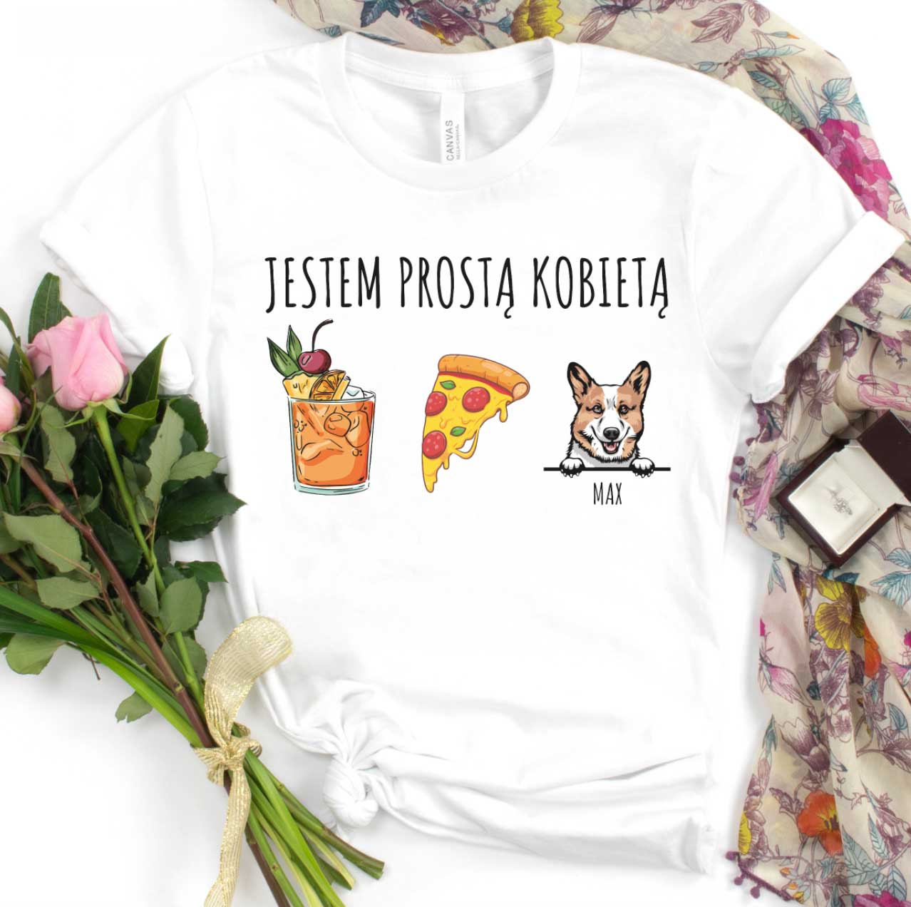 Jestem prostą kobietą/ prostym facetem - pies