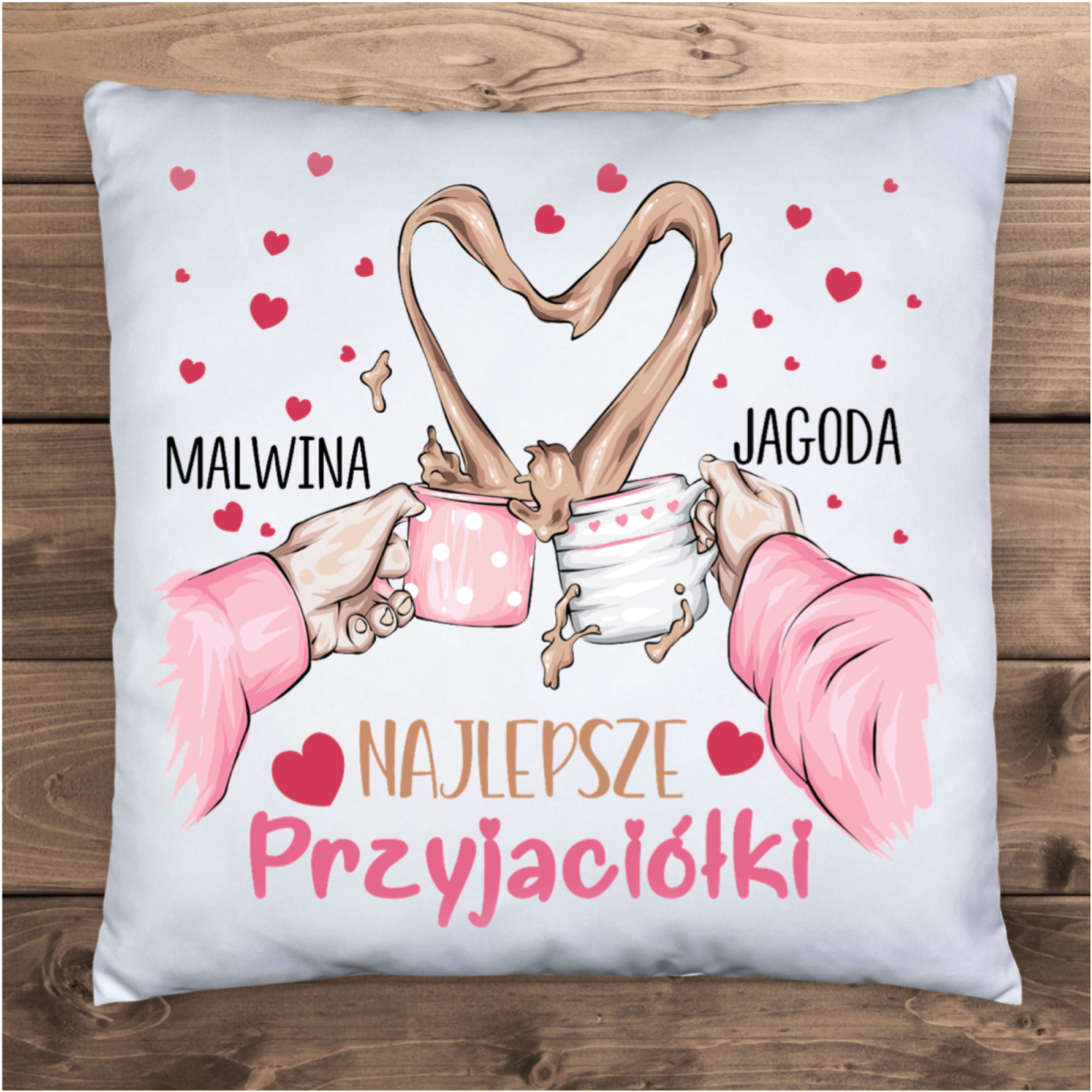 Najlepsze Przyjaciółki (serce) - poduszka