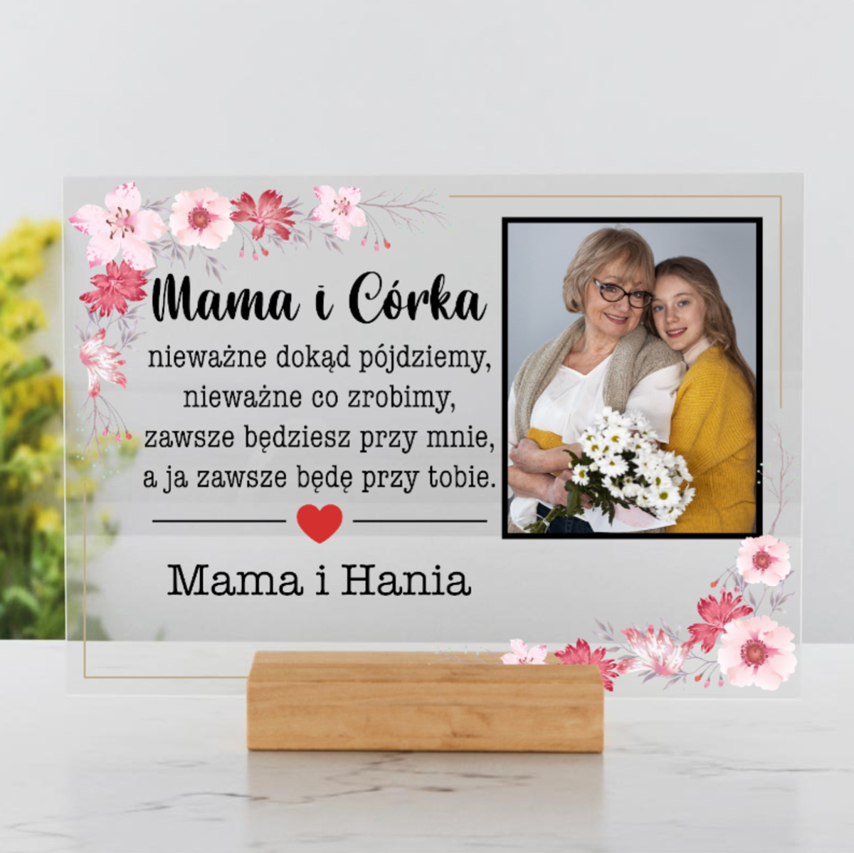 Mama i Córka - tabliczka