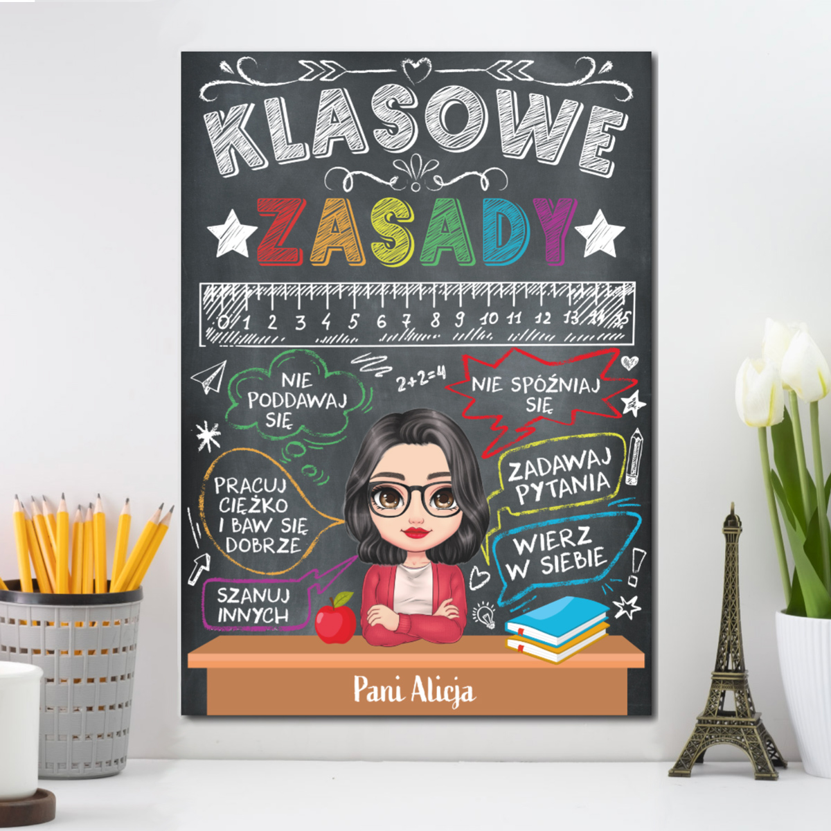 Klasowe zasady - tabliczka
