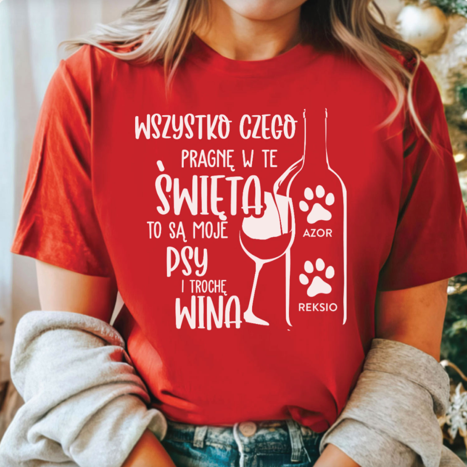 Pragnę w te święta mojego psa i wino