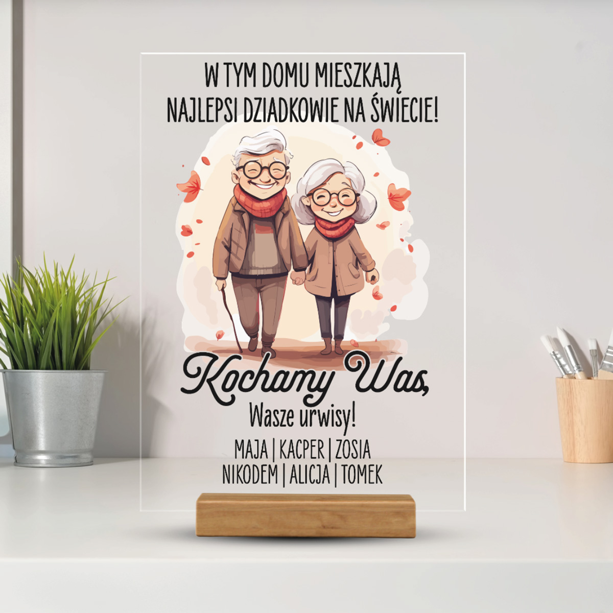 Najlepsi dziadkowie - tabliczka