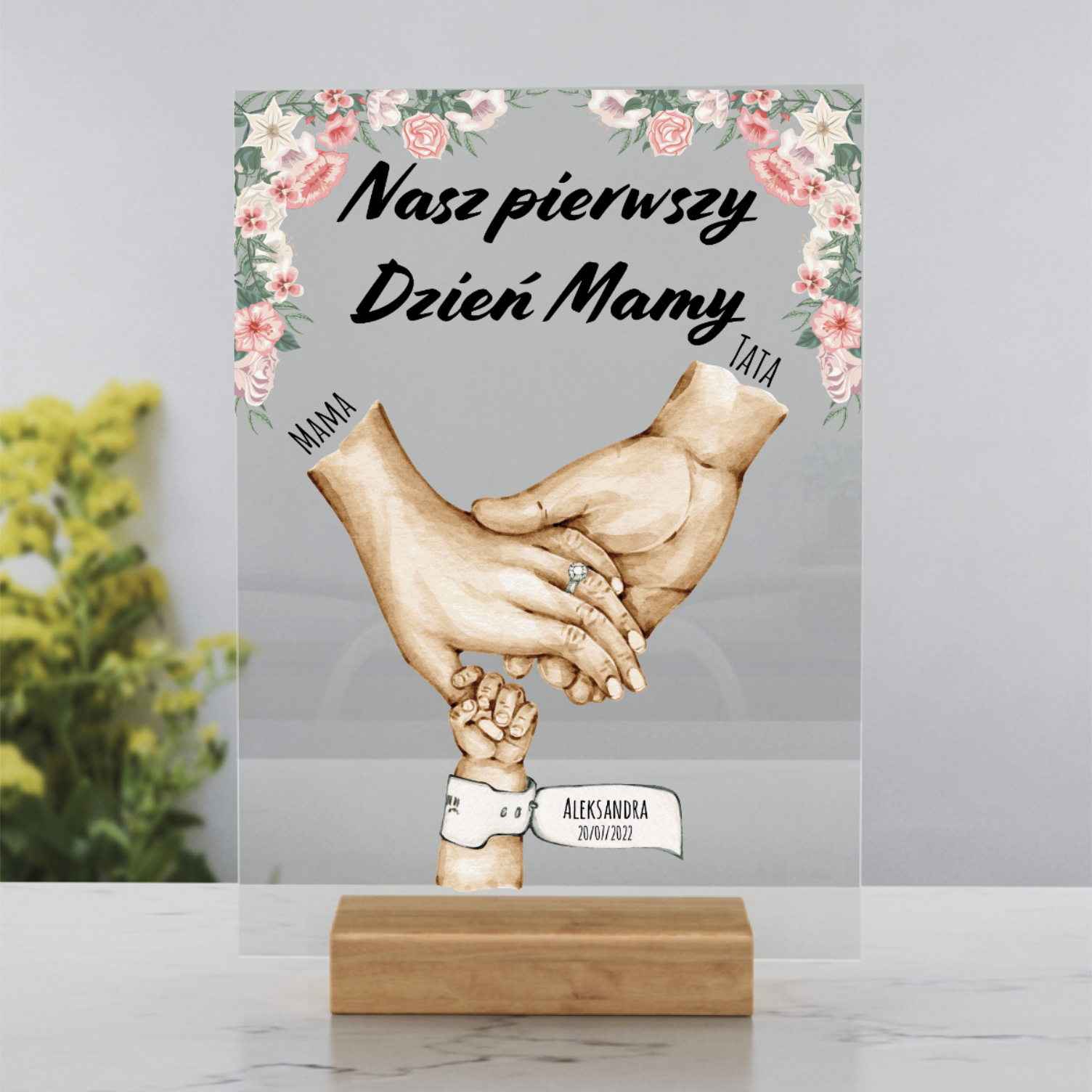 Pierwszy dzień mamy - tabliczka