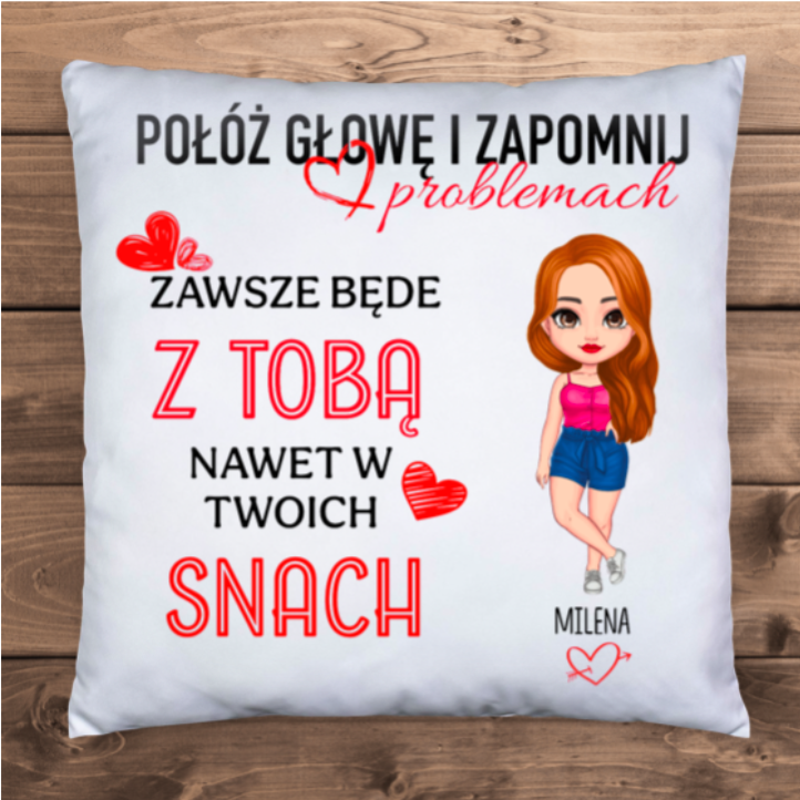 Zapomnij o problemach - poduszka