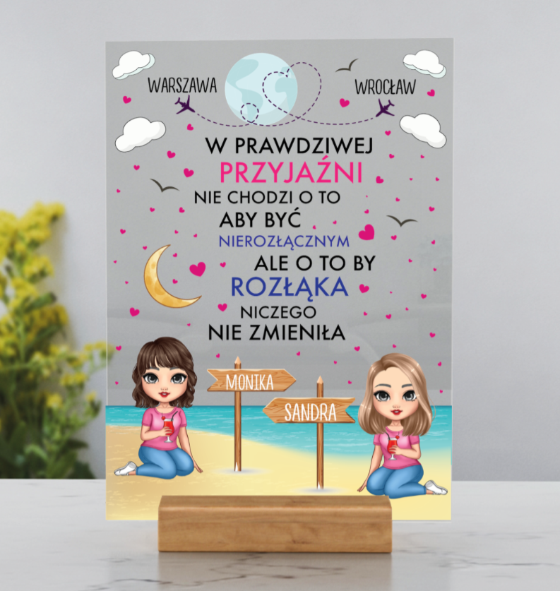Prawdziwa przyjaźń - rozłąka nic nie zmienia