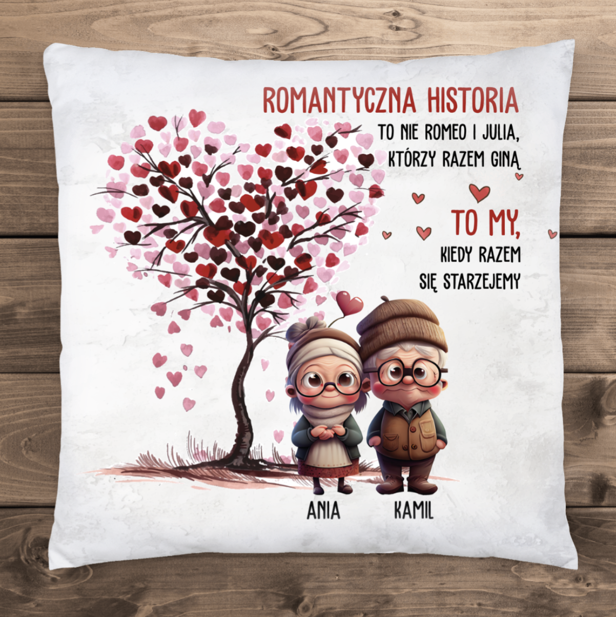 Romantyczna historia - poduszka