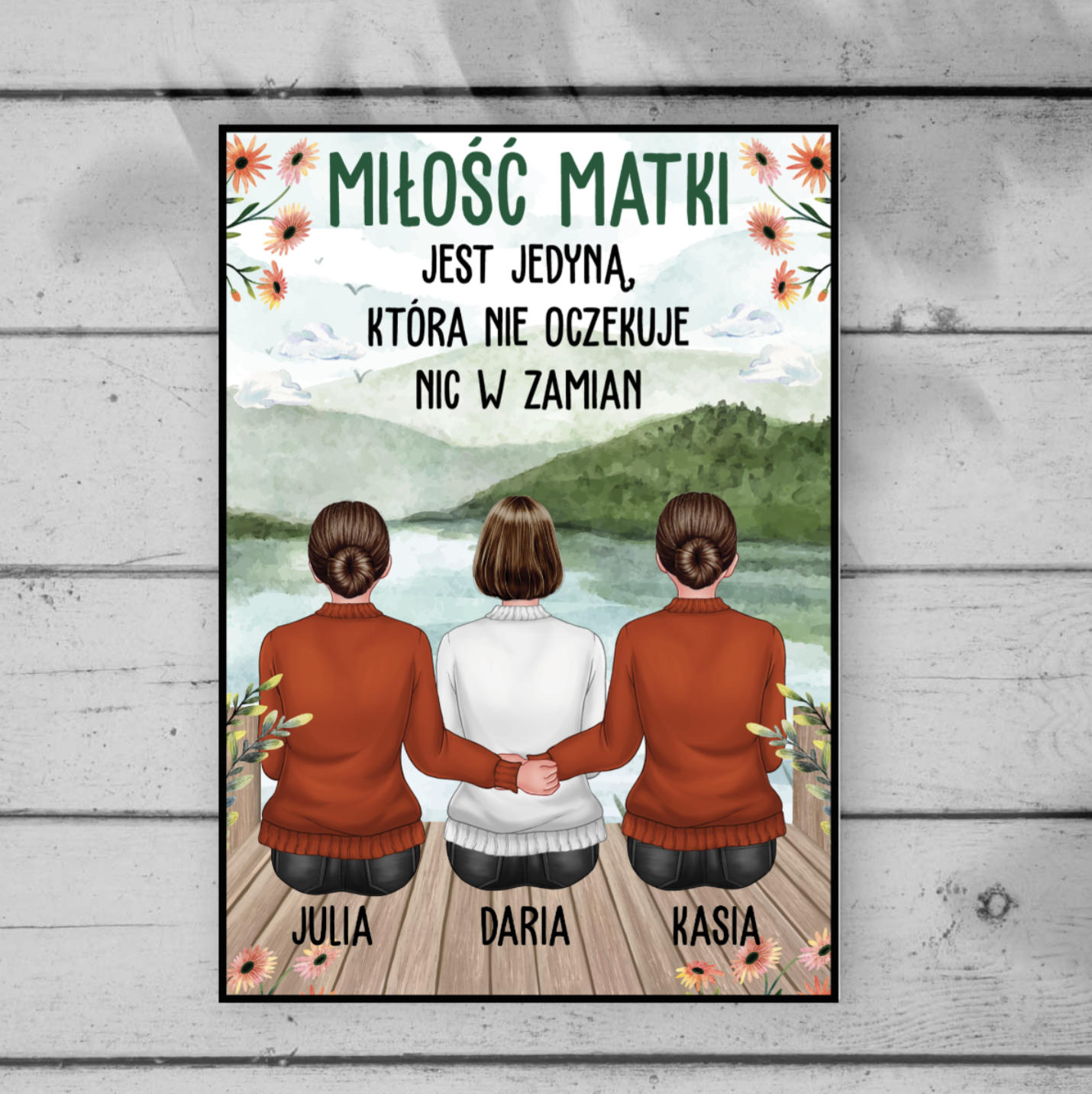 Miłość matki - Tabliczka