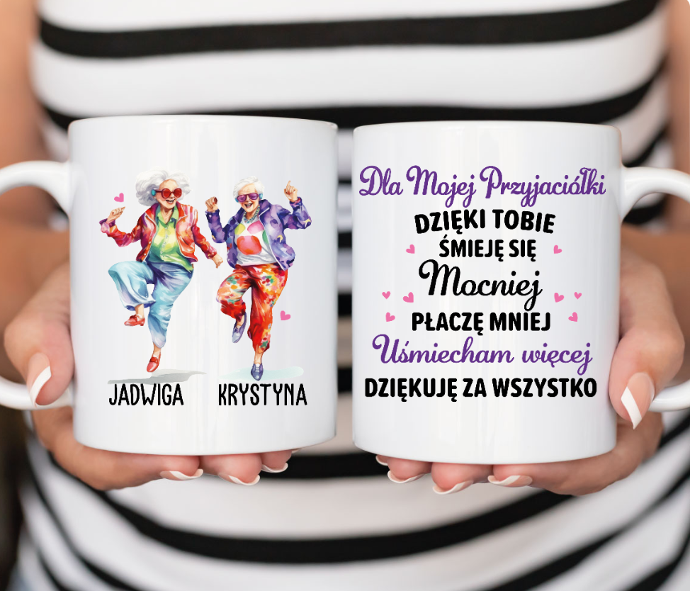 Dzięki Tobie płacze mniej, a śmieje się...