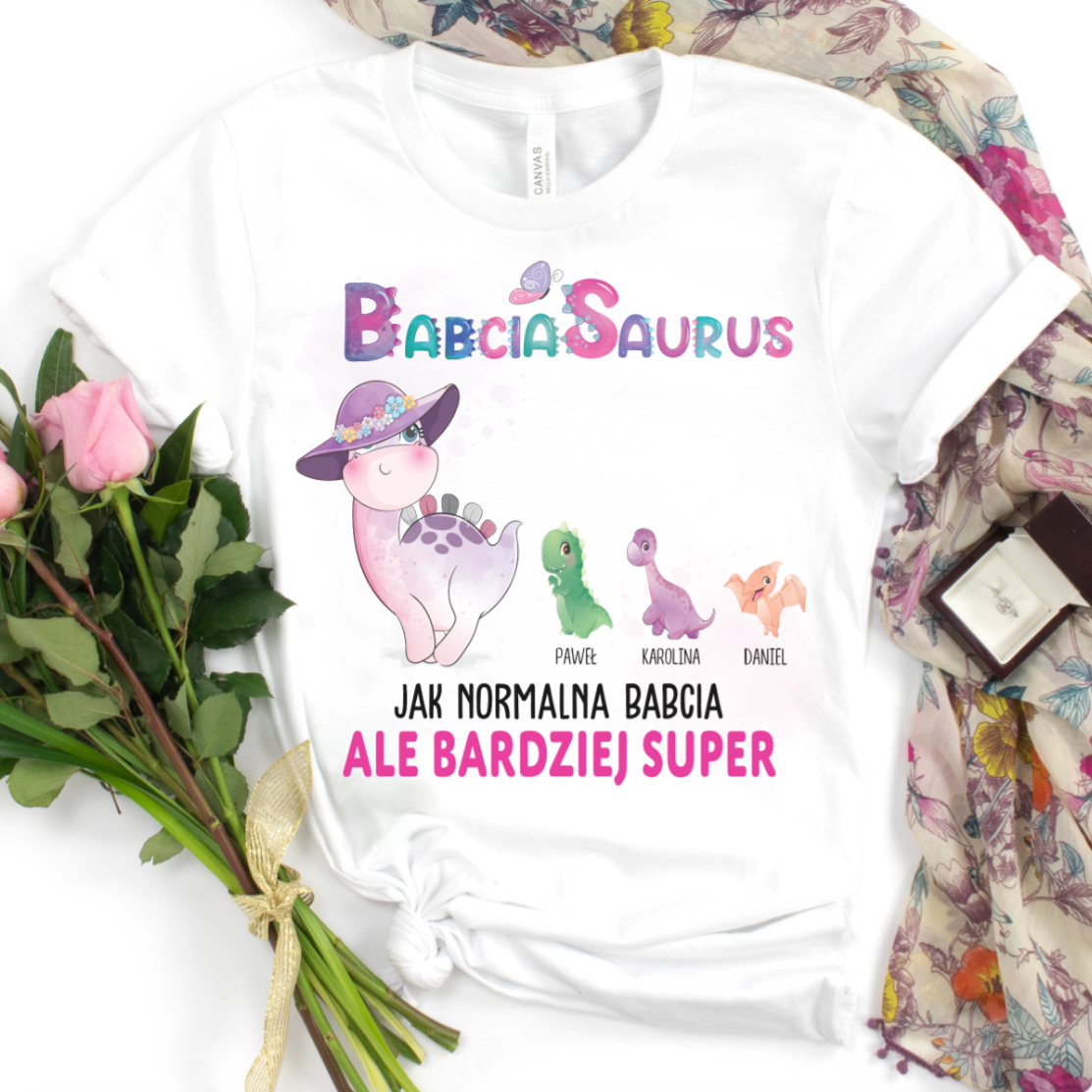 MAMASAURUS - BABCIASAURUS - koszulka