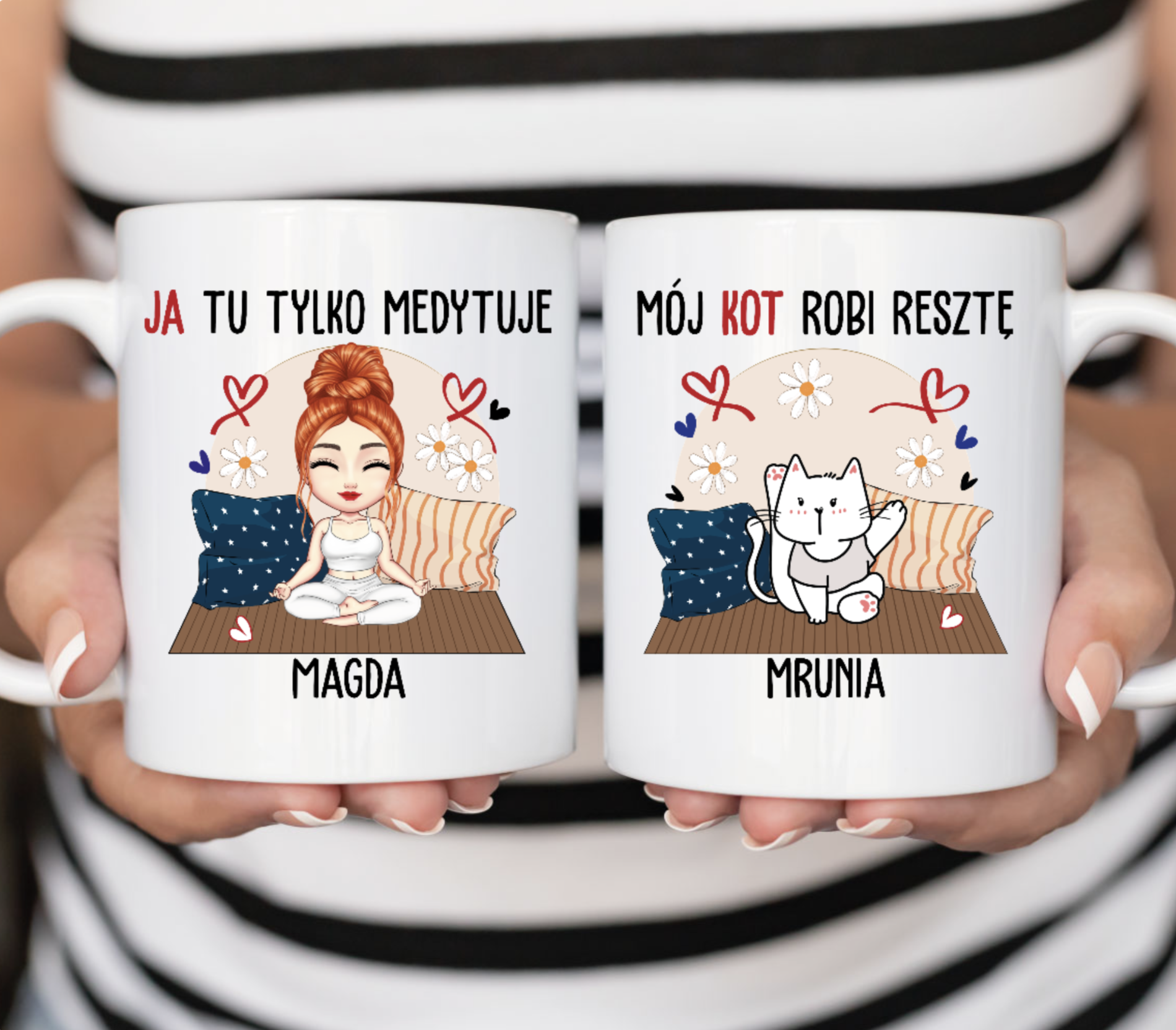 Ja tu tylko medytuje, mój kot robi resztę