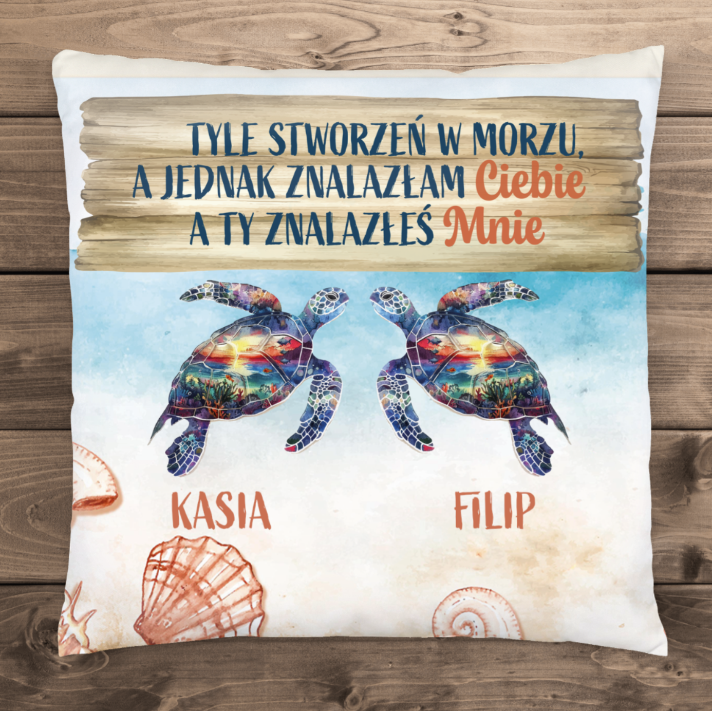Tyle stworzeń w morzu - Poduszka