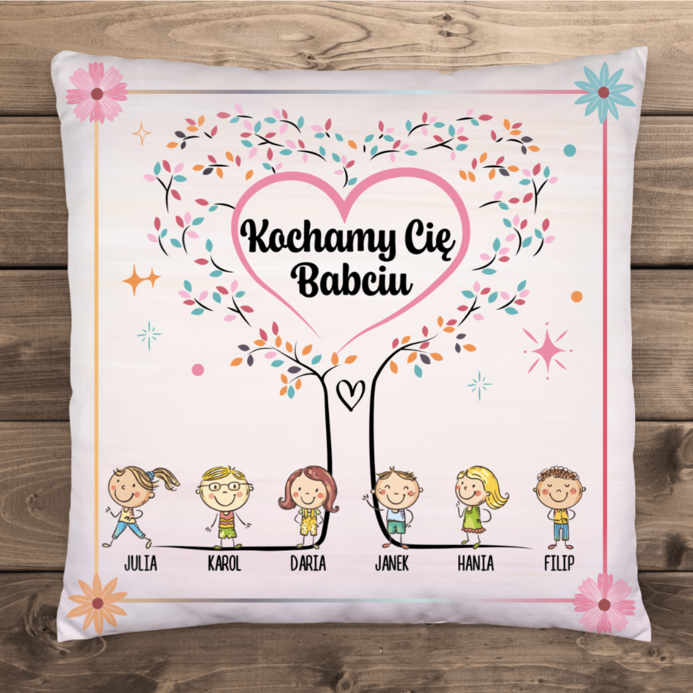Kochamy Cię Babciu - Poduszka dla Babci
