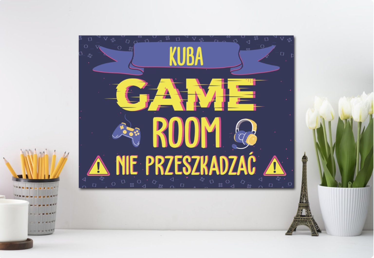 Game room - Tabliczka