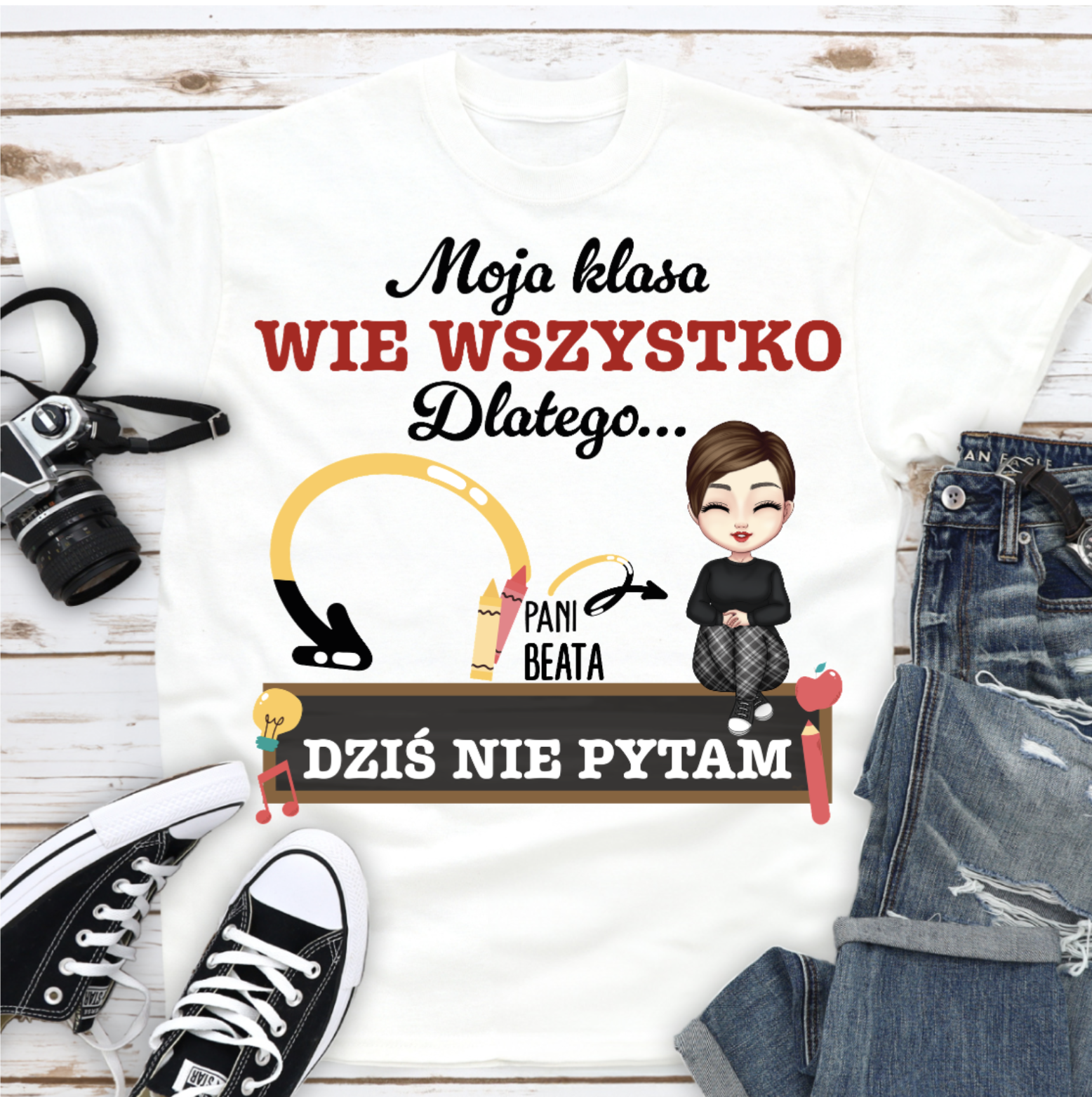 Moja klasa - Koszulka dla nauczycielki