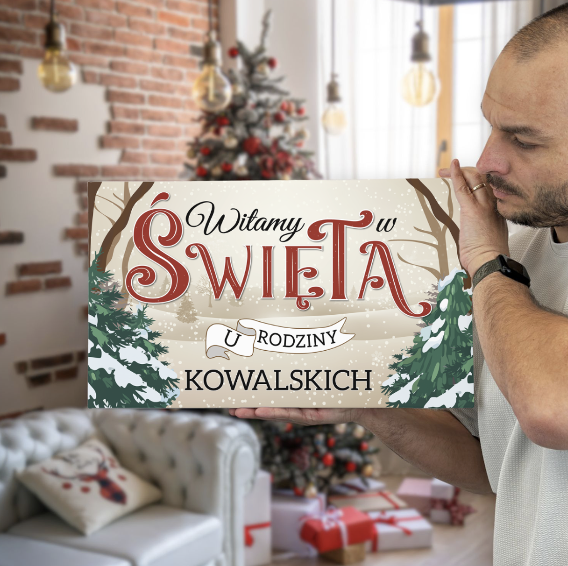 Witamy w Święta - Płótno
