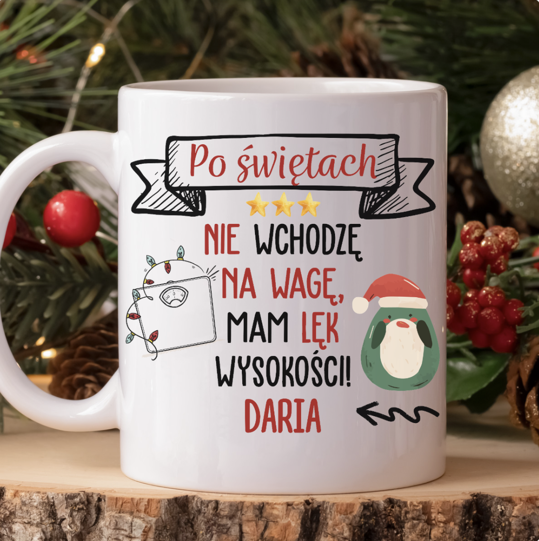Po świętach nie wchodzę na wagę - Kubek