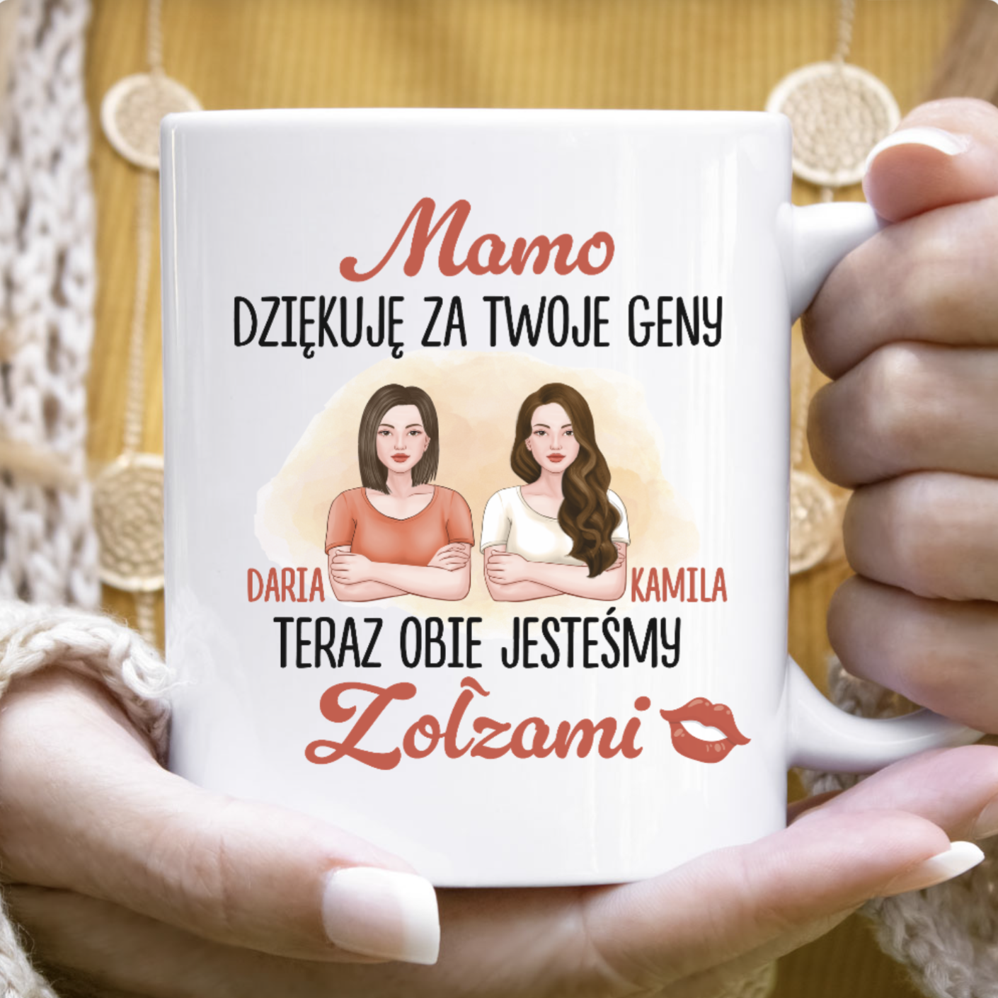 Mamo, dziękuję za Twoje geny - Kubek