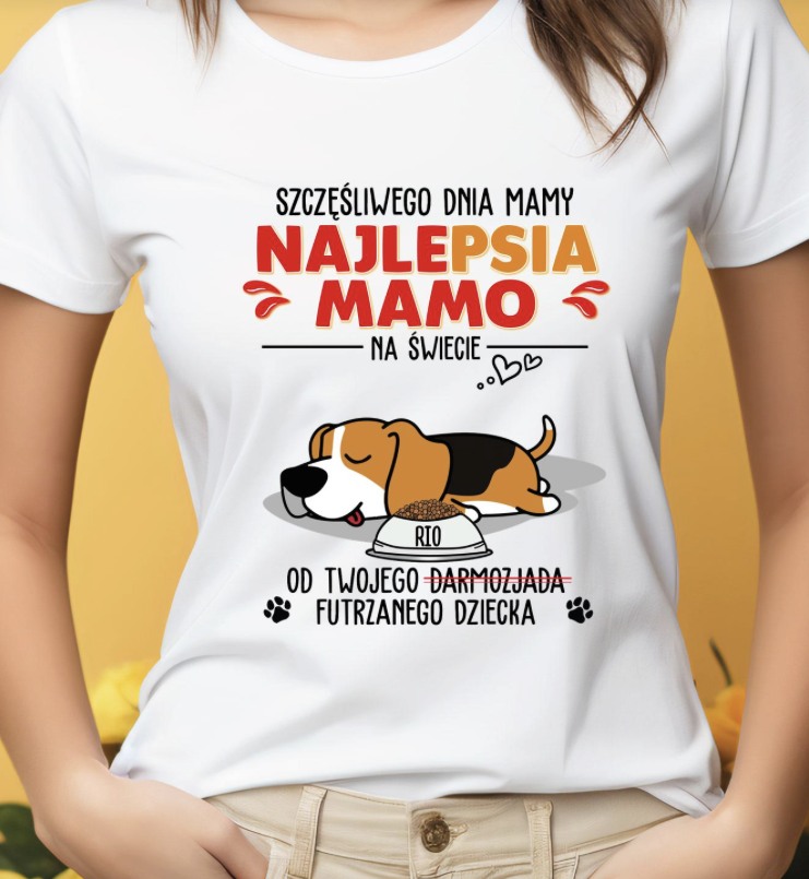 Szczęśliwego dnia mamy najlePSIA mamo!