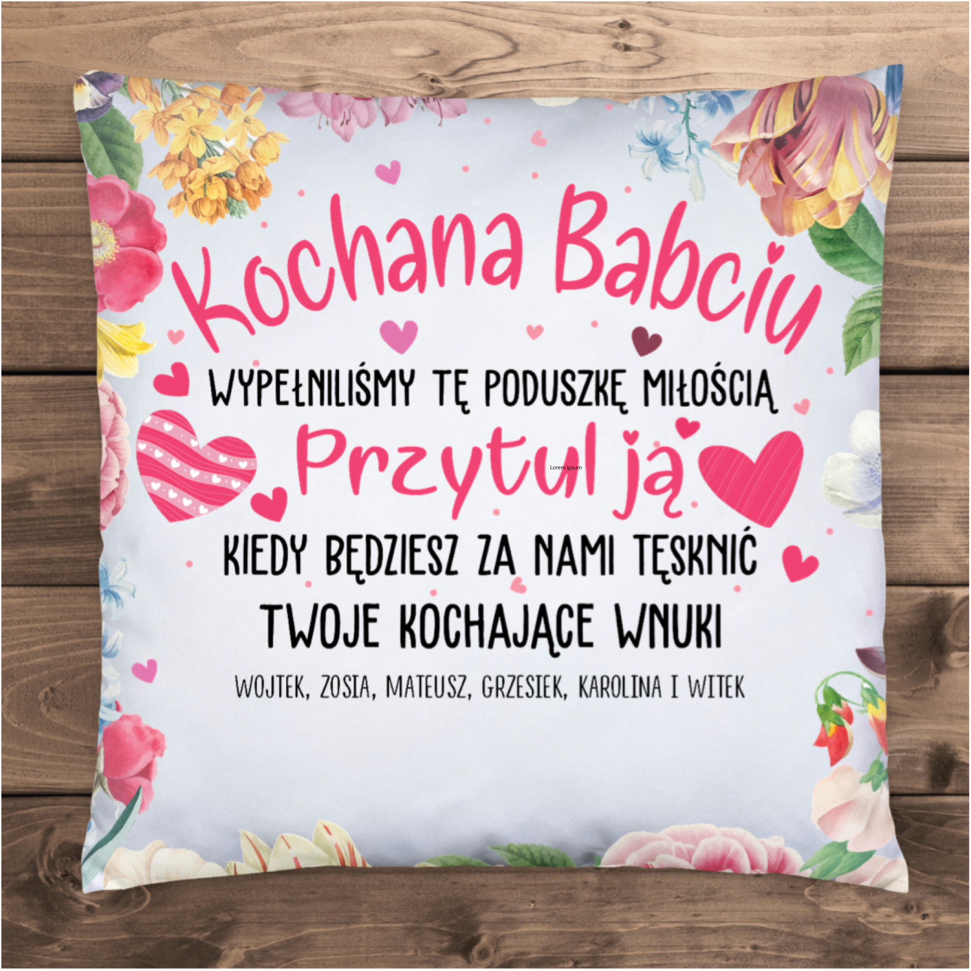 Przytul ją - poduszka dla Babci