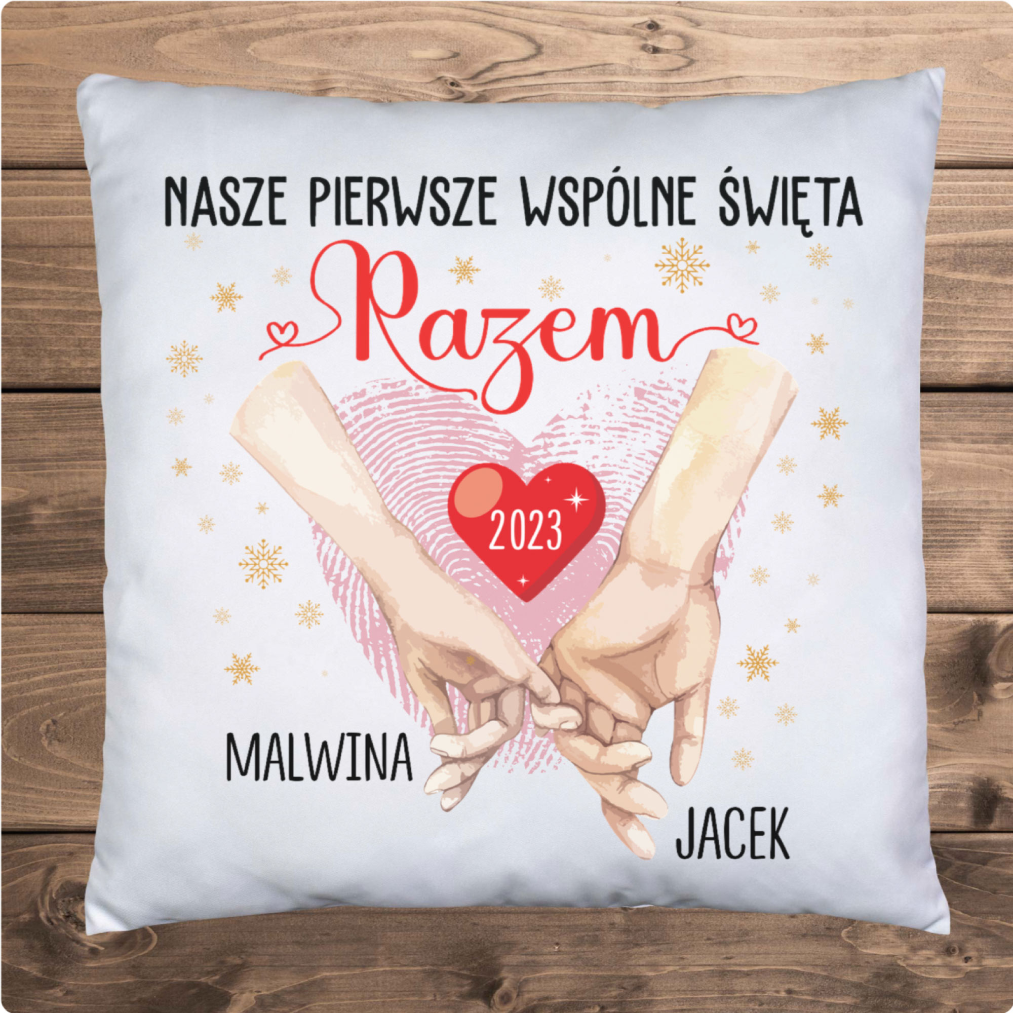 Nasze pierwsze święta razem 2023 - poduszka