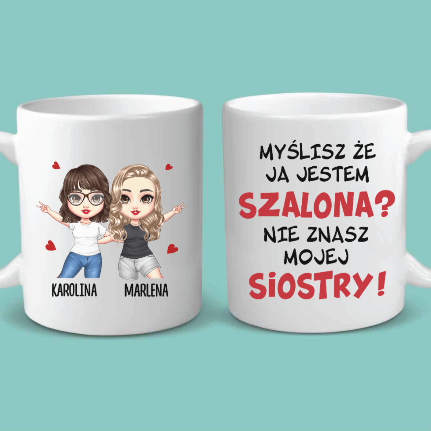 Szalone siostry- Kubek