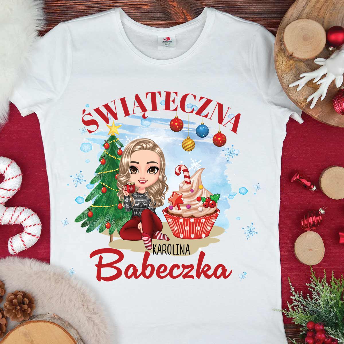 Świąteczna babeczka