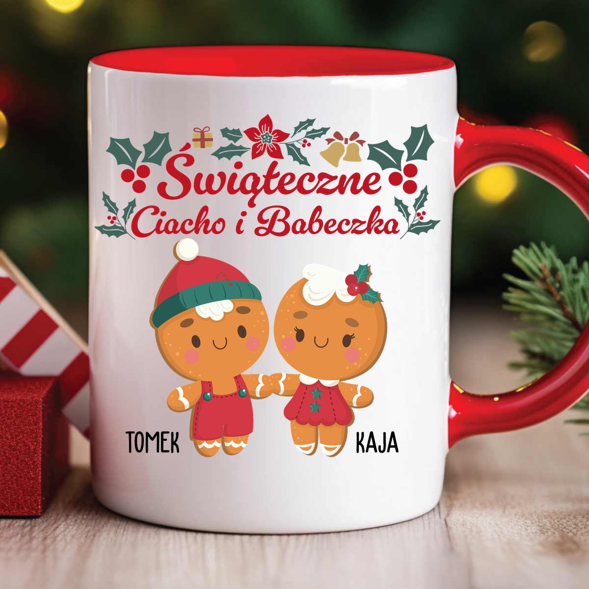 Świąteczne Ciacho i Babeczka - kubek