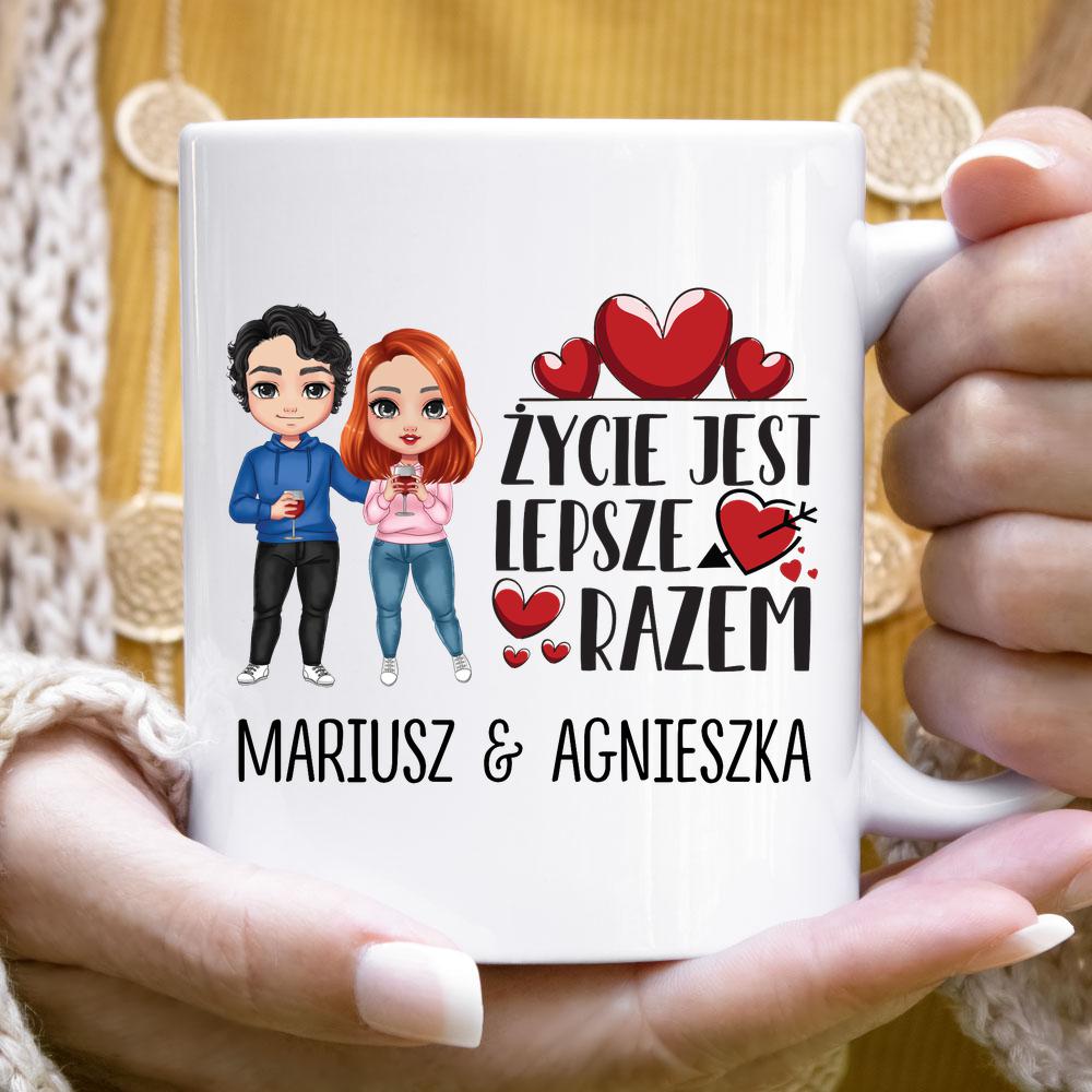 Życie jest lepsze razem - kubek