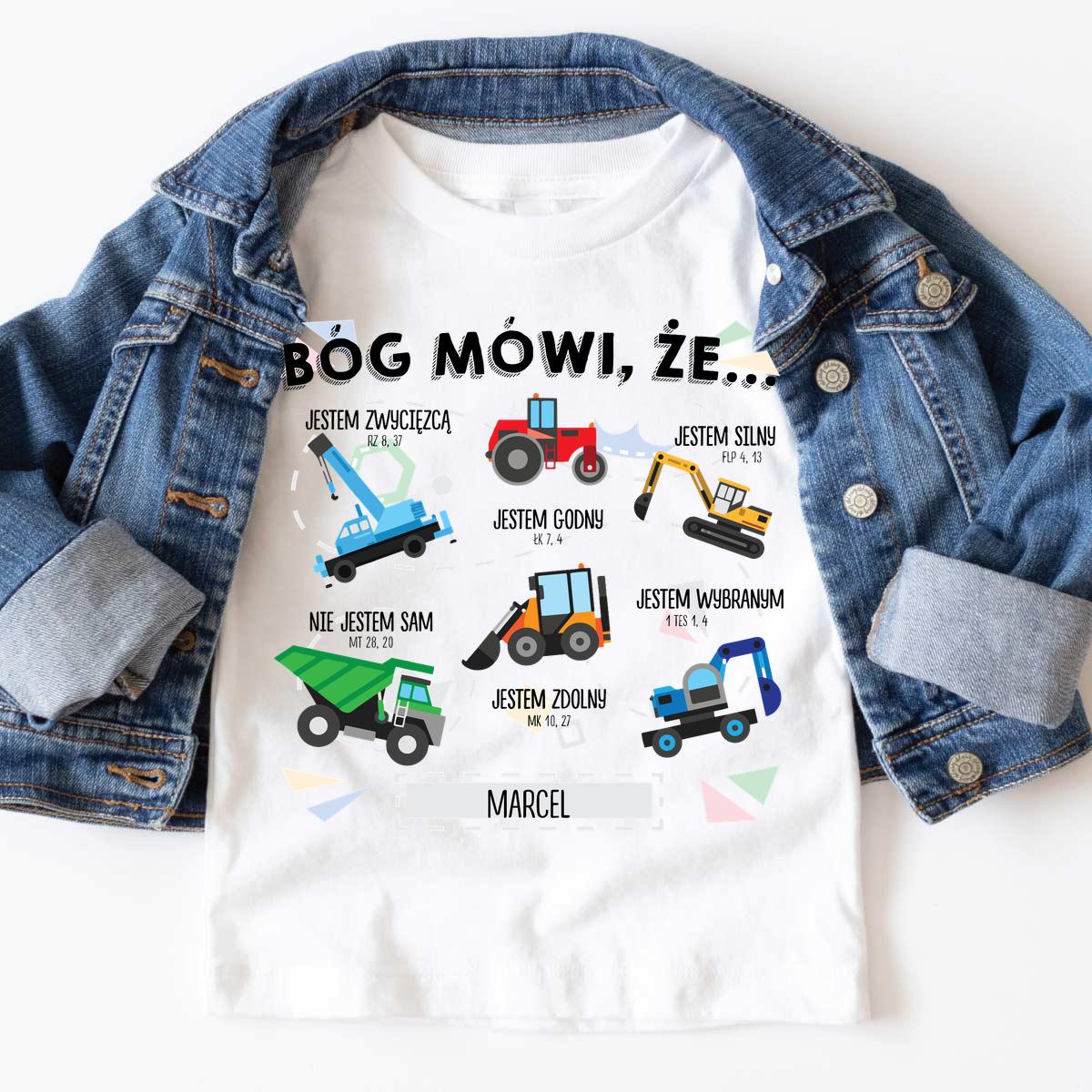 Bóg mówi że ... - koszulka