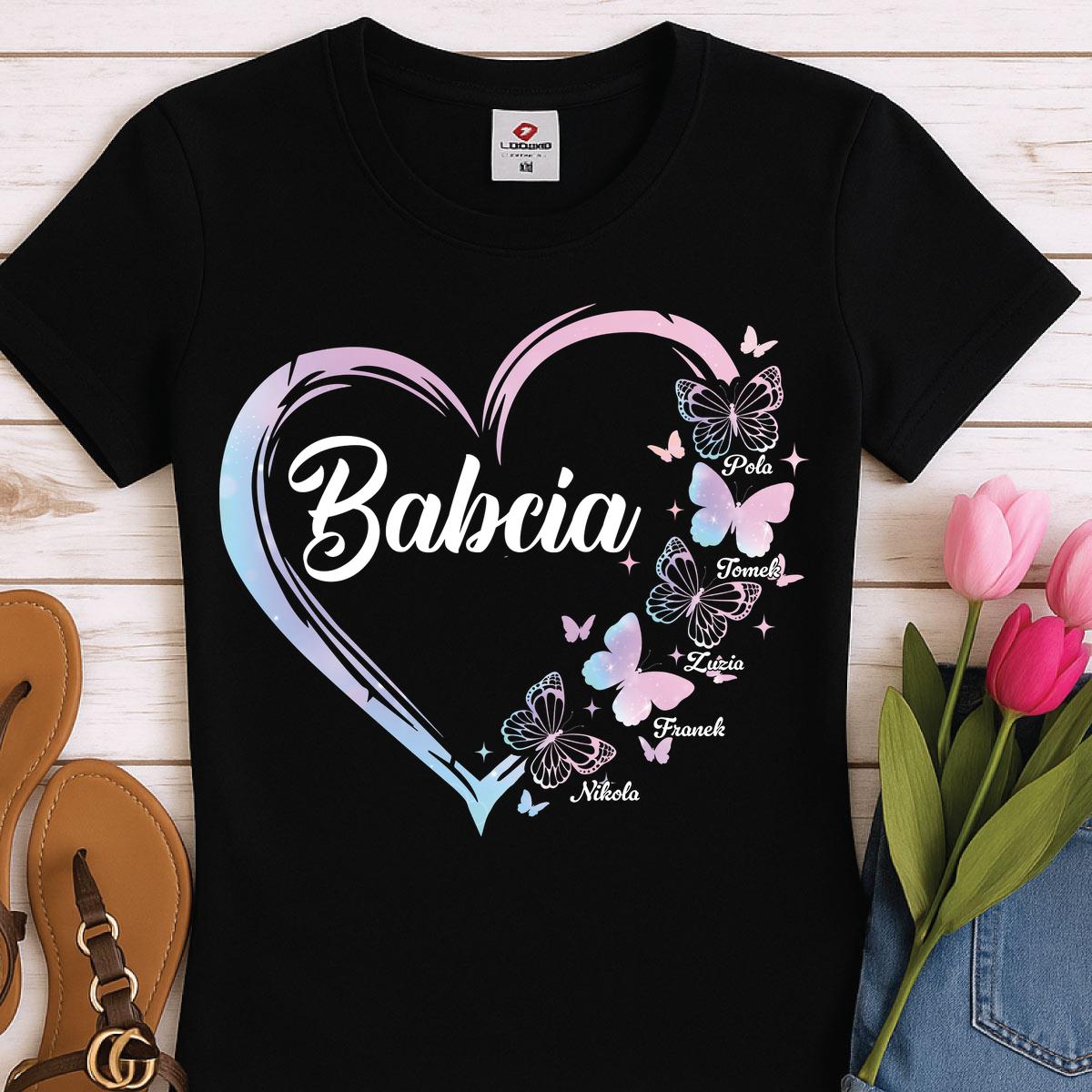 Babcia - motyle