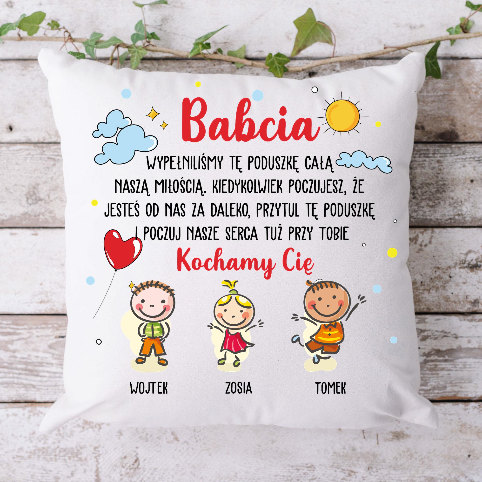Babcia Kochamy Cię - Poduszka