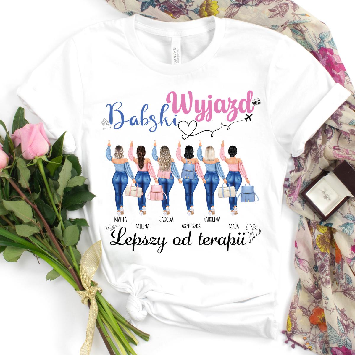 Babski wyjazd - lepszy niż terapia - koszulka