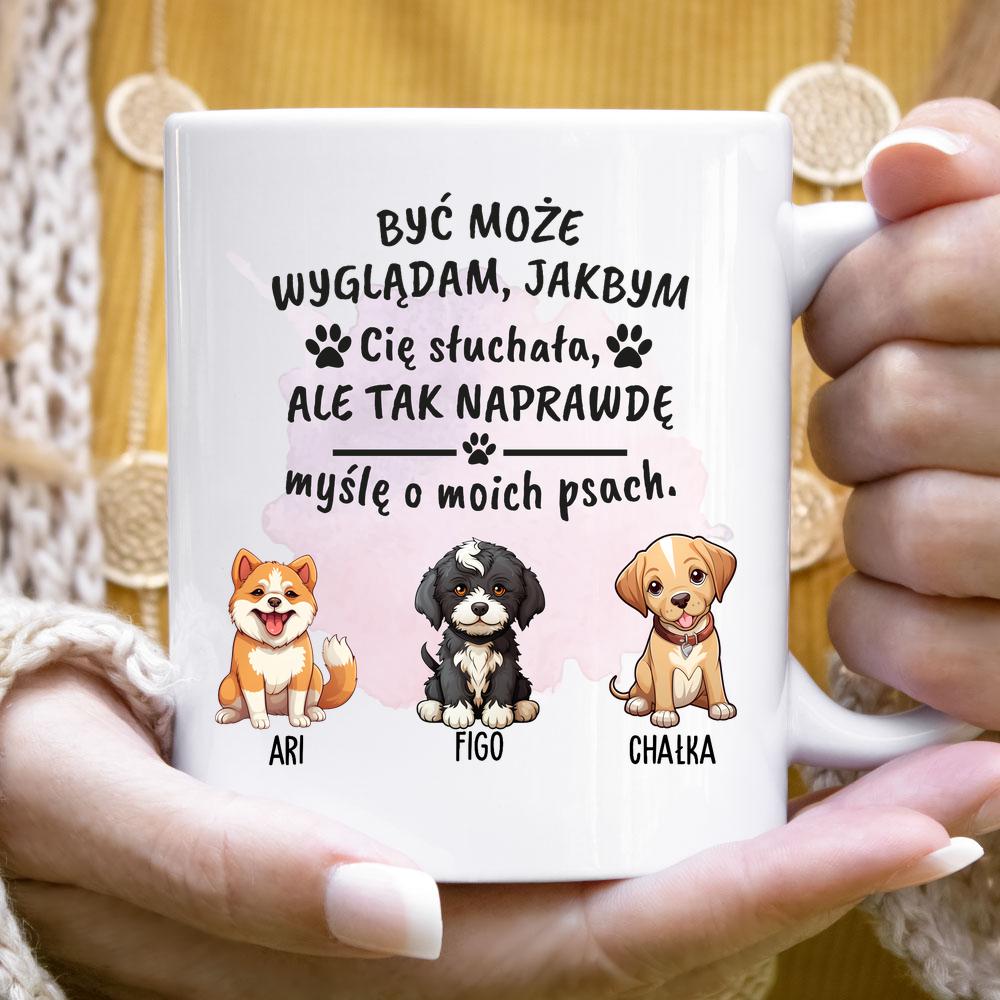 Być może wyglądam jakbym Cię słuchała