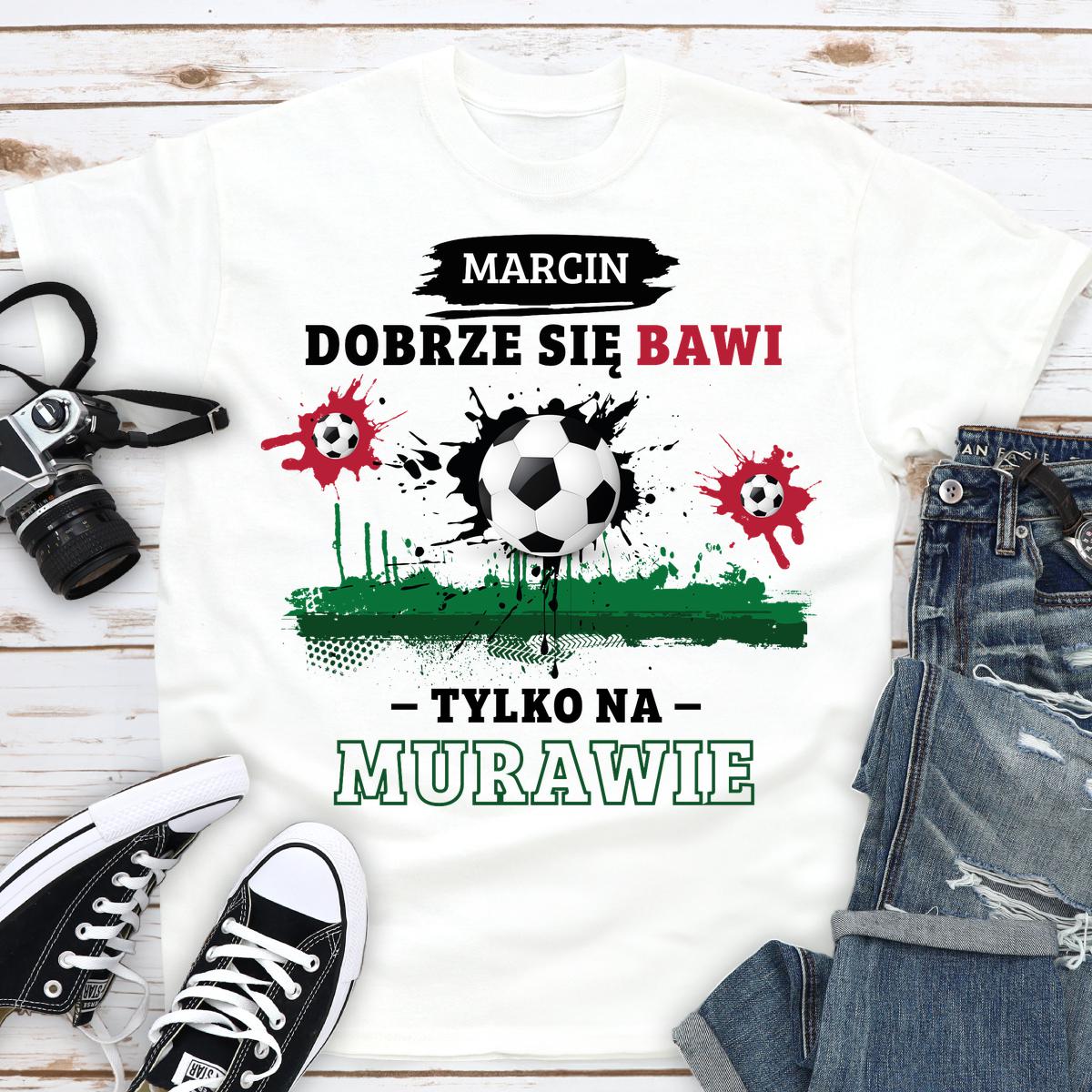 Dobrze się bawi, tylko na murawie