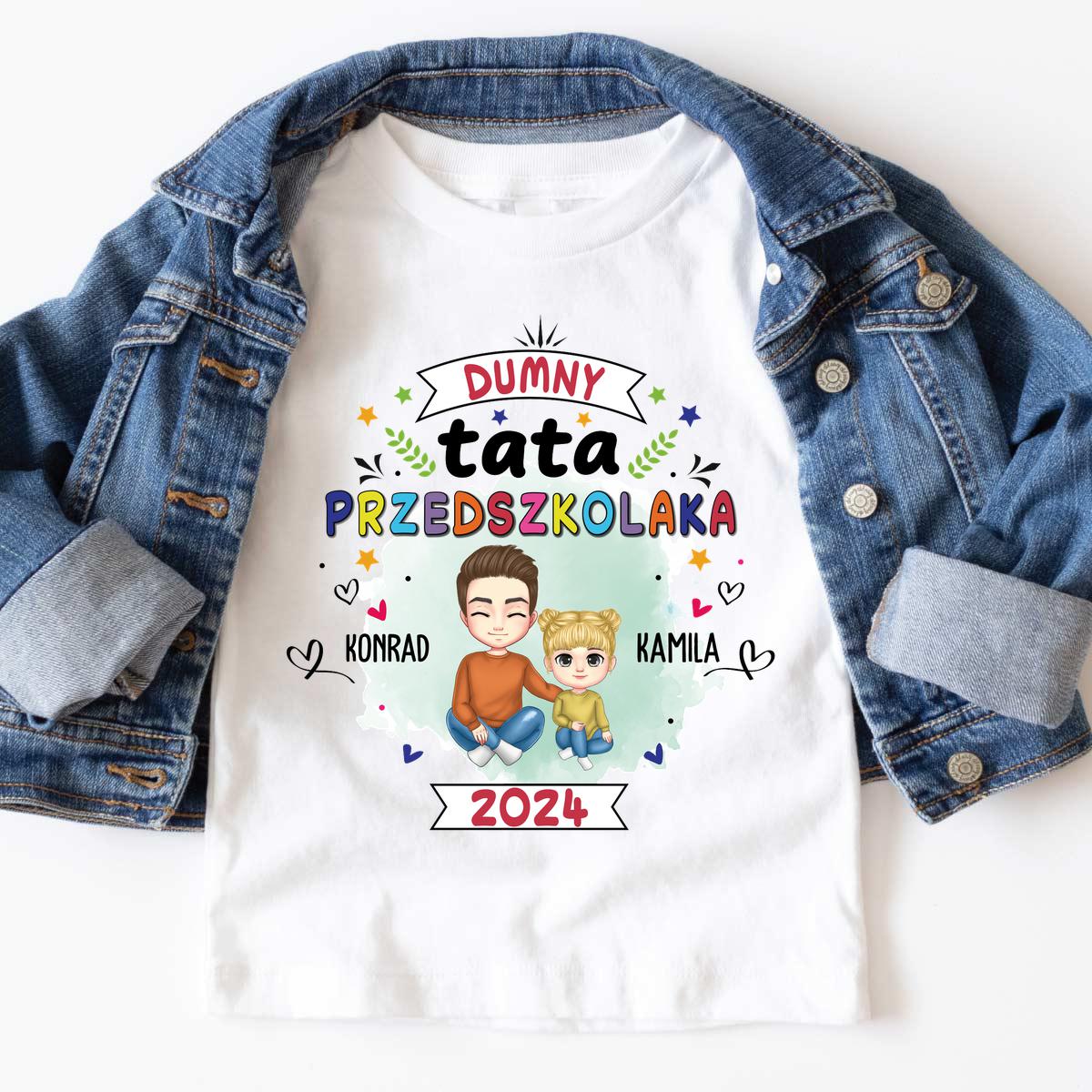 Dumny tata przedszkolaka