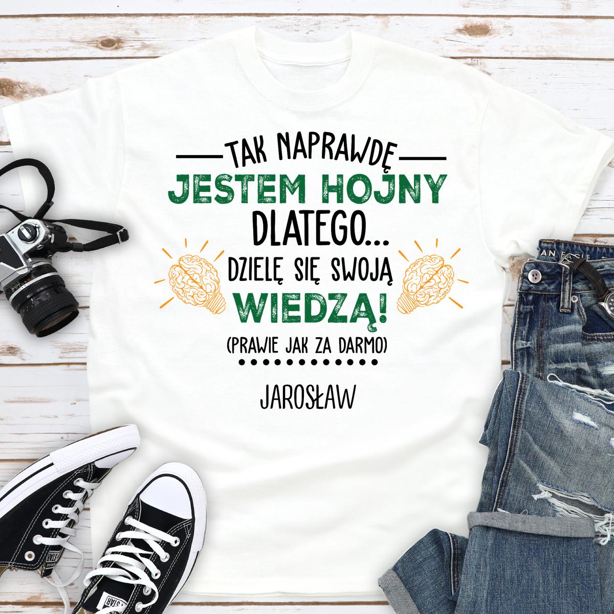 Dzielę się wiedzą - Koszulka