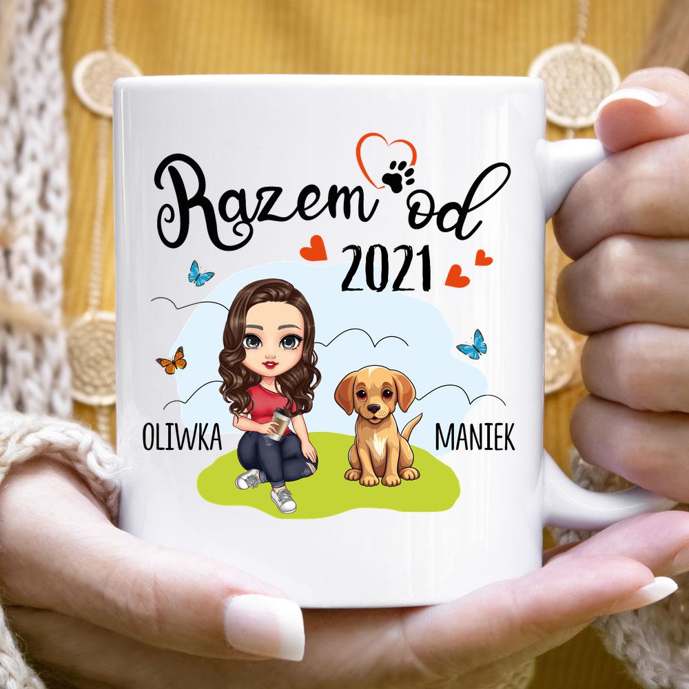 Ja i mój piesek, razem od - Kubek