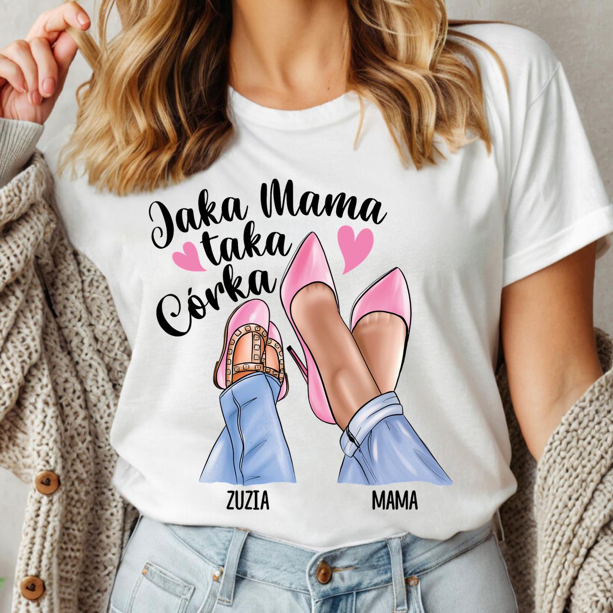 Jaka mama, taka córka (nogi) - koszulka