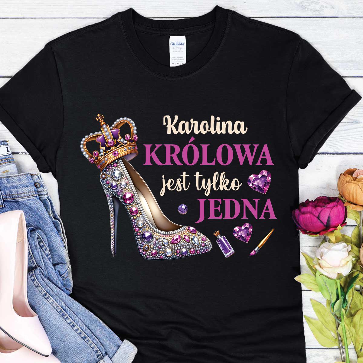 Królowa jest tylko jedna - czarna koszulka