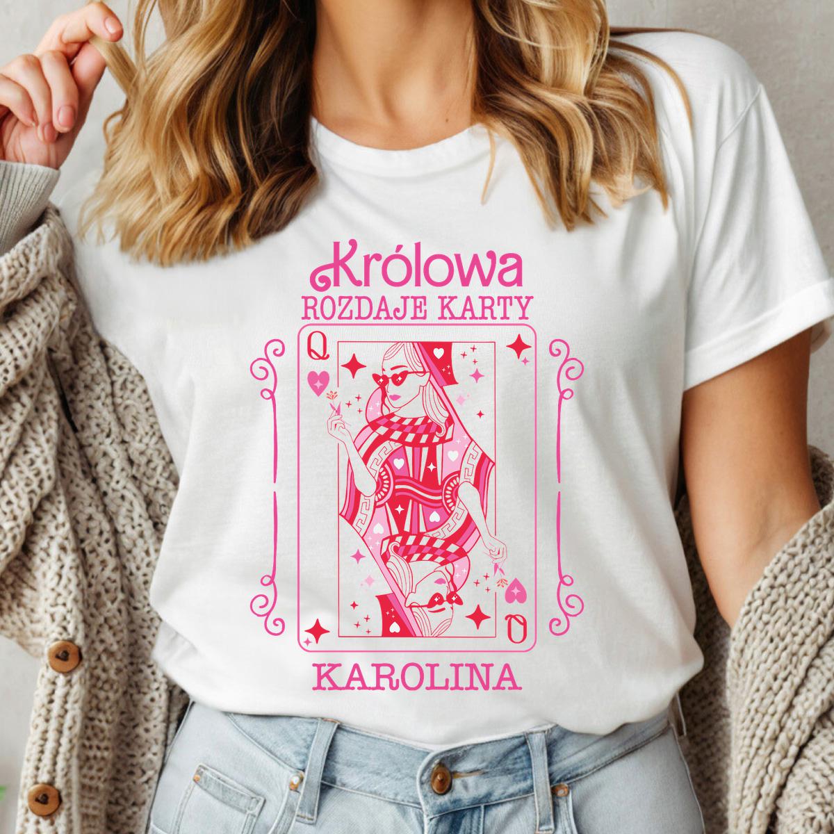 Królowa rozdaje karty - koszulka