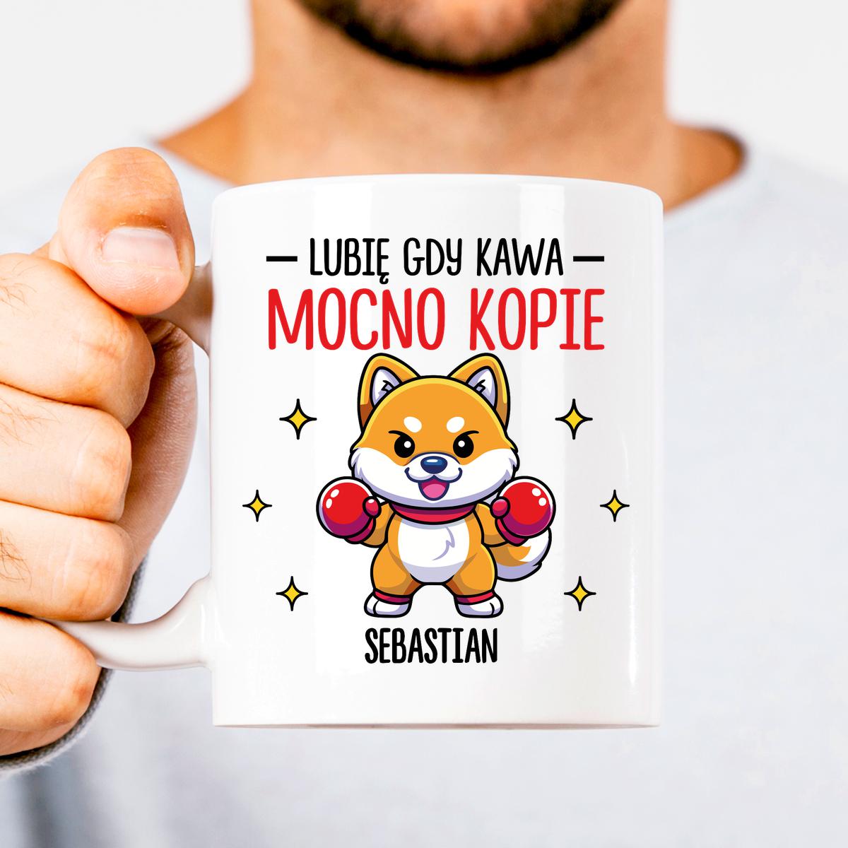 Lubię gdy kawa mocno kopie