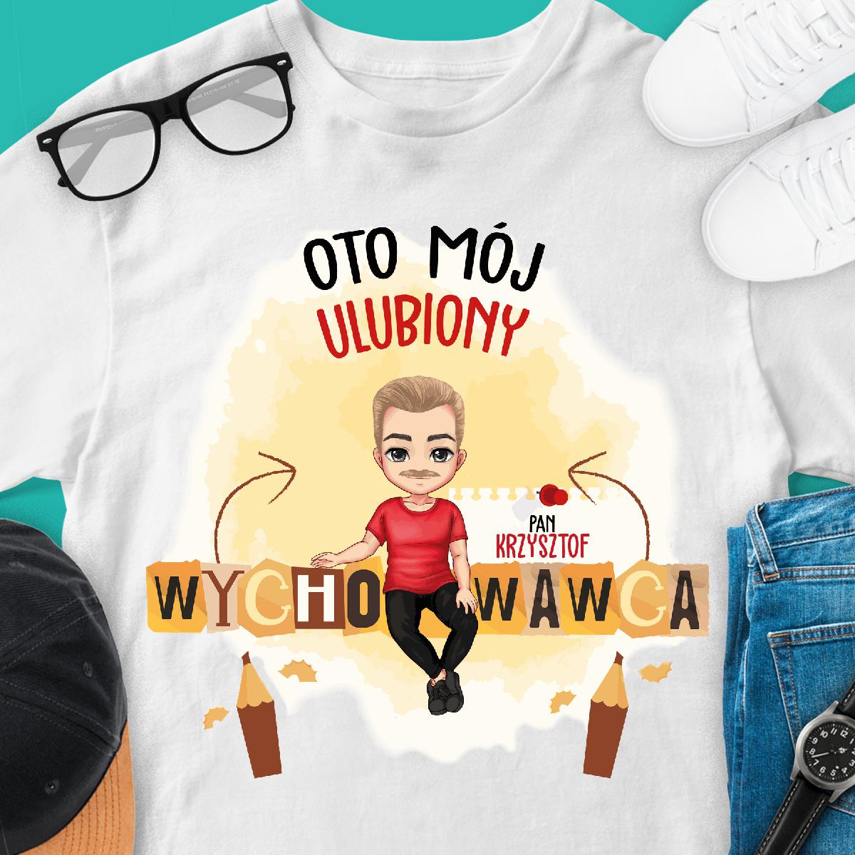 Mój ulubiony wychowawca - Koszulka dla Nauczyciela