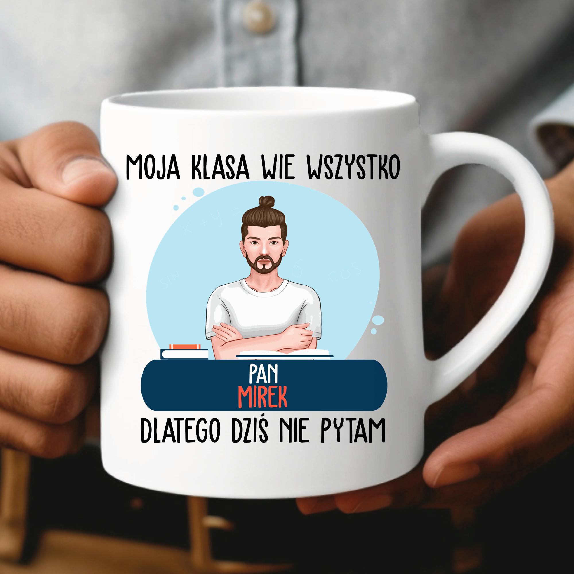 Moja klasa wie wszystko - Kubek dla Nauczyciela