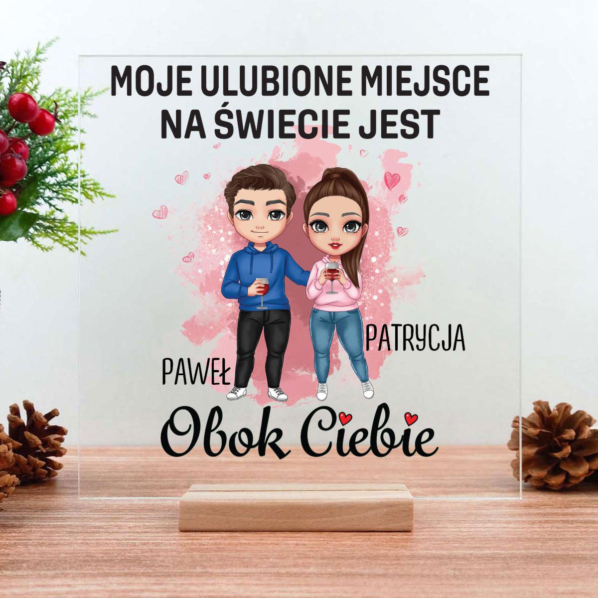 Moje ulubione miejsce -akryl