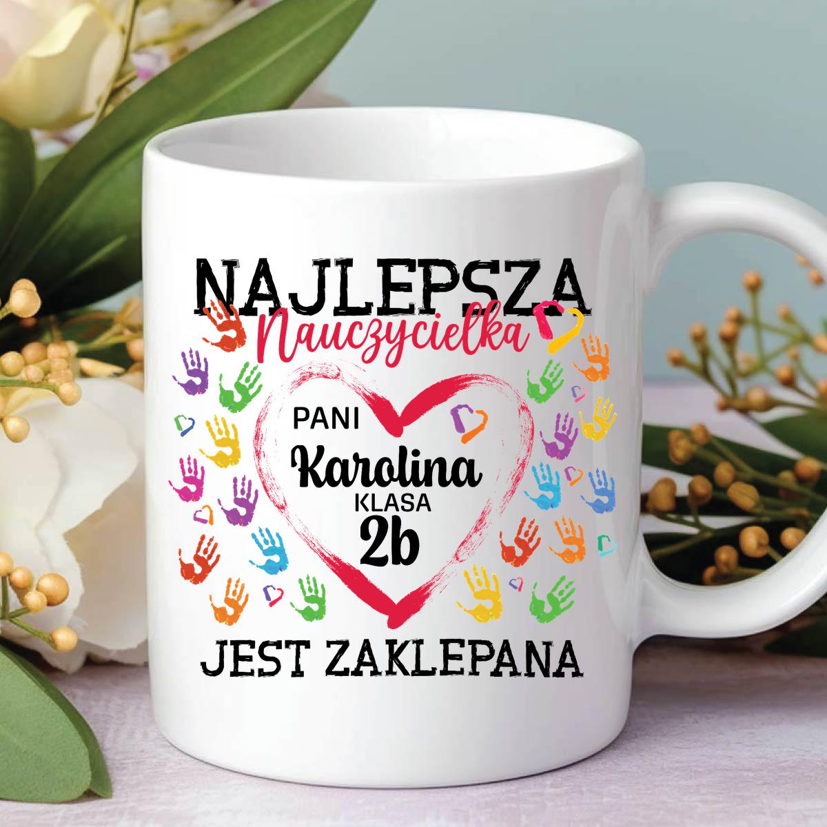 Najlepsza Nauczycielka jest zaklepana - kubek