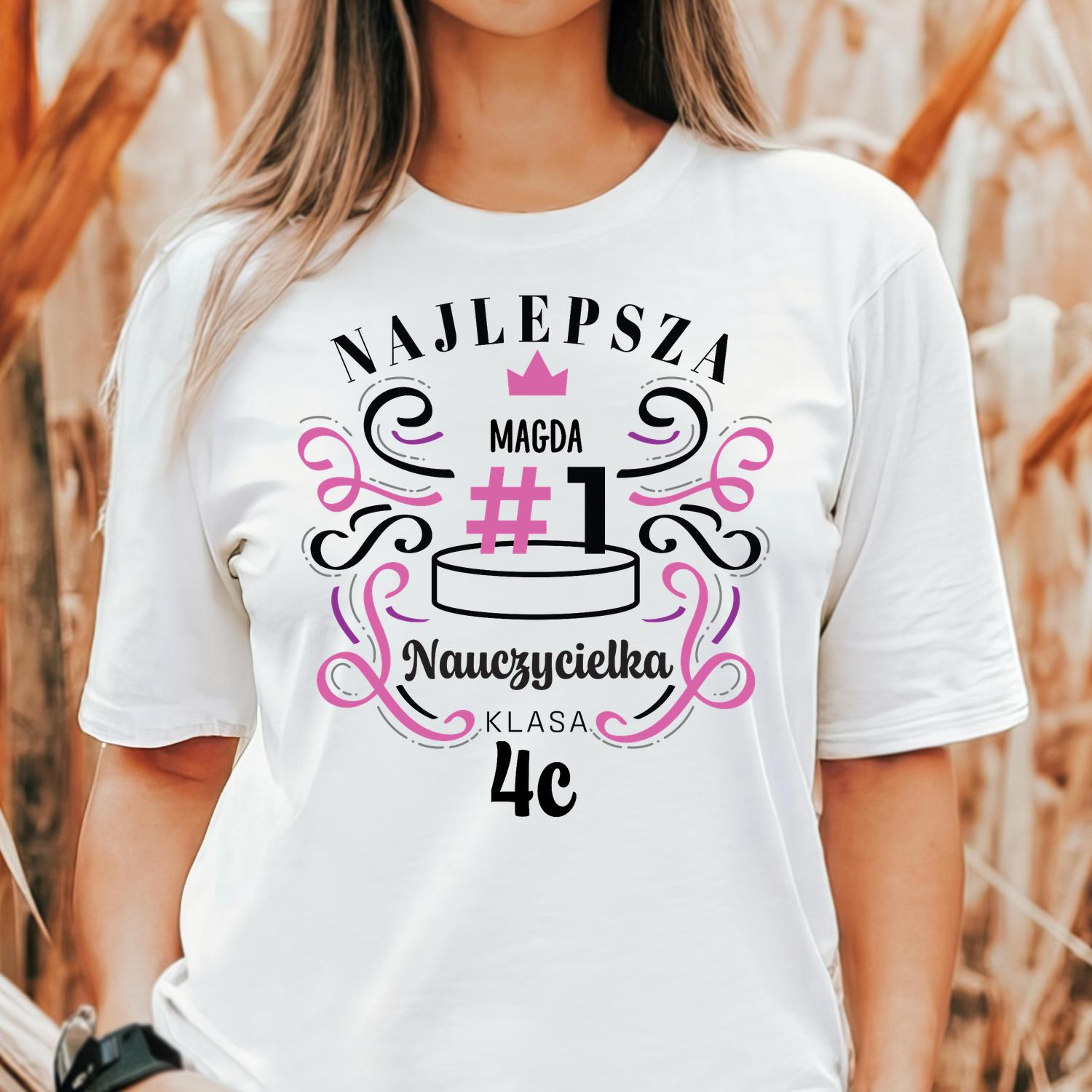 Najlepsza nauczycielka (korona) - koszulka