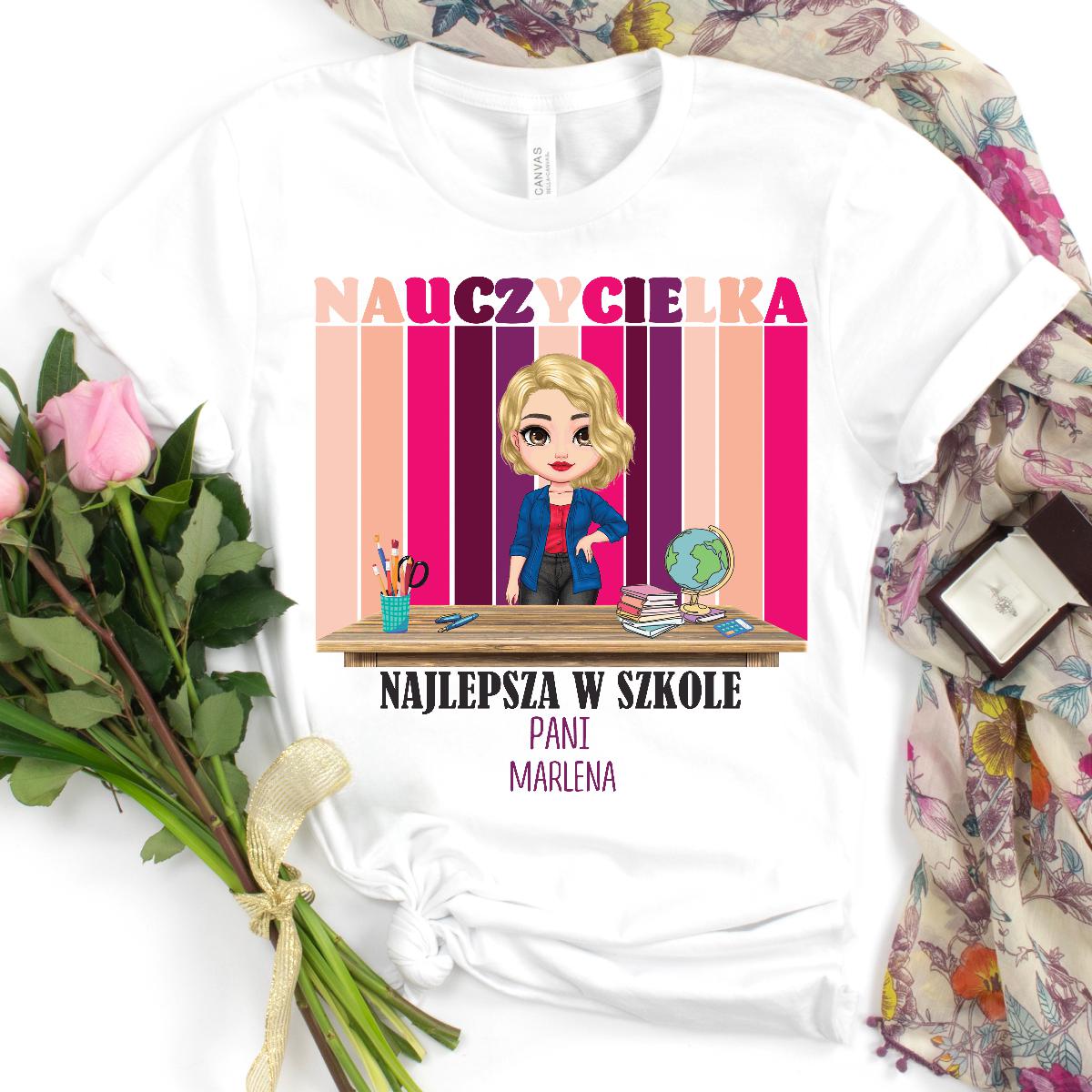 Najlepsza nauczycielka w szkole - koszulka