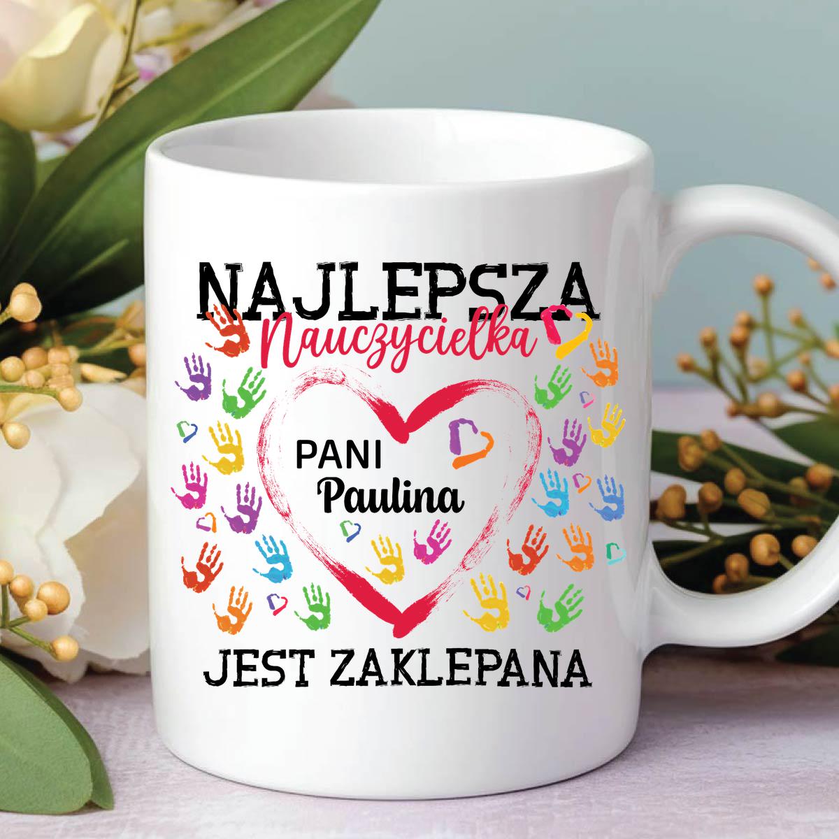 Najlepsza nauczycielka (zaklepana) - kubek